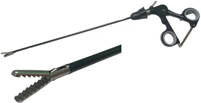 Vikas Enterprises Laparoscopic Alligator Grasper Forceps Jar(5 mm  x  330 mm)