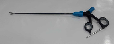 AJAY SURGICAL WORKS Laparoscopic Monopolar 2x4 Tooth Grasper/Dissector - Reusable Instrument Forceps Jar(5 mm  x  33 cm)