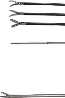 Vikas Enterprises Laparoscopic Oval Shape Endotrainer With 5 Instrument Forceps Jar(2 cm  x  2 cm)