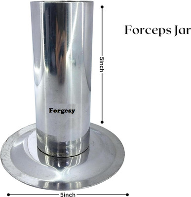 Forgesy cheatle jar Forceps Jar(5 inch  x  5 inch)
