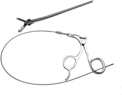 PRAGTI ENTERPRISE RUDRA Laparoscopic Flexible Biopsy 5FR 40CM SS Reusable Surgical Instruments Forceps Jar(1.6 mm  x  400 mm)