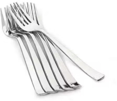 DINEZAAR Baby Fork Rust-Proof, Durable & Elegant Design Stainless Steel Serving Fork Set(Pack of 6)