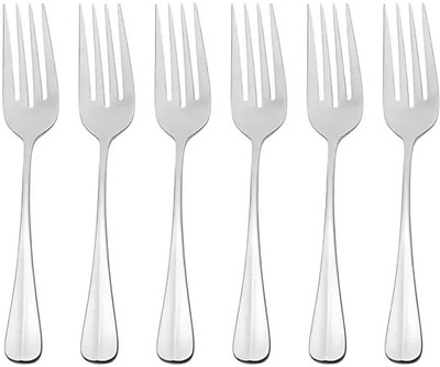 ARSCART SMARTBUY Stainless Steel Dinner Fork, Dessert Fork Set(Pack of 6)