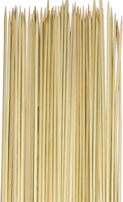 Royals 65pc Skewers 12inch Bamboo Skewers,Frying Sticks,Barbeque Sticks,BBQ Sticks, Disposable Bamboo Roast Fork Set(Pack of 65)