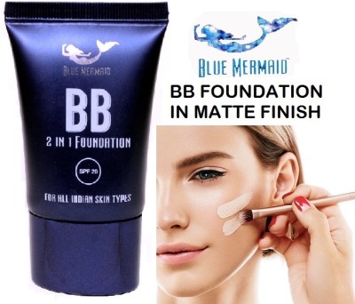 BLUEMERMAID New Full Coverage, Lightweight Oil Free BB Foundation Cream Foundation(BEIGE, 30 ml)