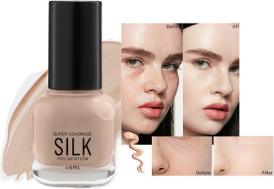 GABBU Smooth finish and long lasting creamy foundation Foundation(soft ivory, 45 ml)