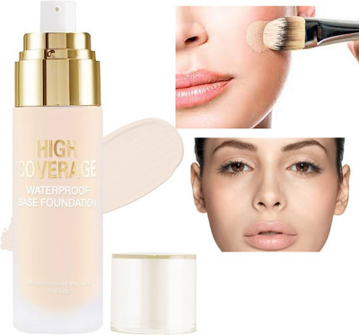 USBK High Coverage Natural Liquid Foundation For All Skin Type Foundation(BEIGE, 60 ml)