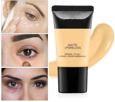 ADJD Liquid Foundation Matte with Poreless Natural beige  Foundation(Natural beige, 18 ml)