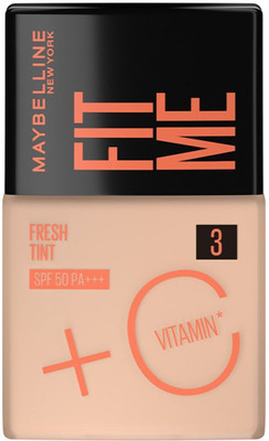 MAYBELLINE NEW YORK Fit Me Fresh Tint With SPF 50 & Vitamin C, Shade 03, 30 ml Foundation(Shade 03, 30 ml)