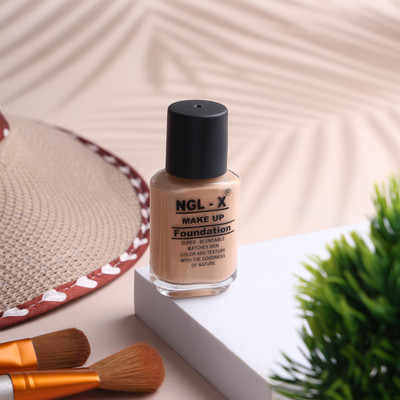 ngl-x Face Foundation – Long-Lasting, Flawless Coverage for All Skin Types Foundation(biege, 30 ml)
