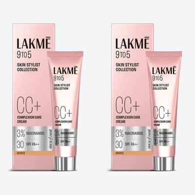 Lakmé 9 to 5 Complexion Care Face Cream Foundation(Bronze, 60 g)