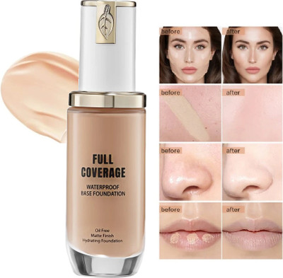 Sheny Professional Makeup Silk Full Coverage Long-Lasting 45 ML Foundation(beige, 45 ml)