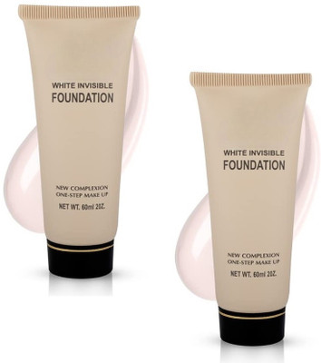 Arcanuy Perfect Coverage white invisible foundation for all skin type  Foundation(IVORY, 120 ml)