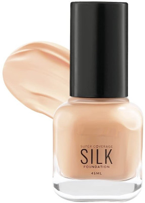 Arcanuy super coverage silk foundation for matte finish  Foundation(natural, 45 ml)
