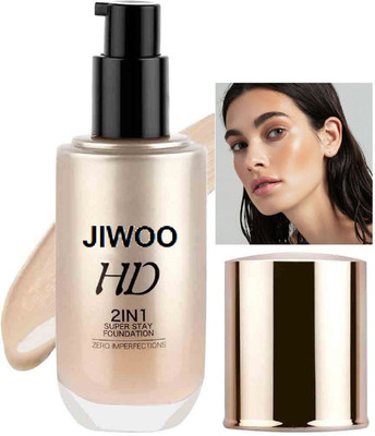 Jiwoo Full Coverage Foundation Makeup Oil Control Liquid  Foundation(MEDIUM, 60 ml)