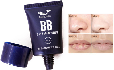 BLUEMERMAID Ultra Bendable Smooth Texture |Full Coverage Foundation Makeup with SPF 20 Foundation(Natural Ivory, 30 ml)