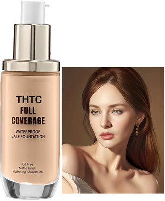 THTC Liquid Foundation for Matte Even Skintone-Waterproof & Lightweight Foundation(skin, 45 ml)