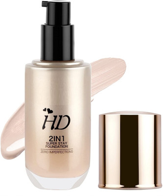 DARYUE Serum Foundation with Vitamin C & Turmeric for 12-Hour Long Stay Foundation(beige, 60 ml)