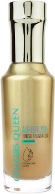 FLORERO Airbrush Foundation with Primer | High Coverage FOUNDATION Foundation(ROSE BLUSH, 55 ml)
