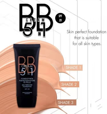 luzimaisa BB Cream|Instant Spot Coverage with SPF 20 Foundation(natural beige, 30 ml)