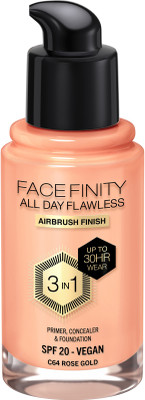 MAX FACTOR Facefinity All Day Flawless 3-in-1 Foundation - C50 Natural Rose Foundation(Natural Rose, 30 ml)