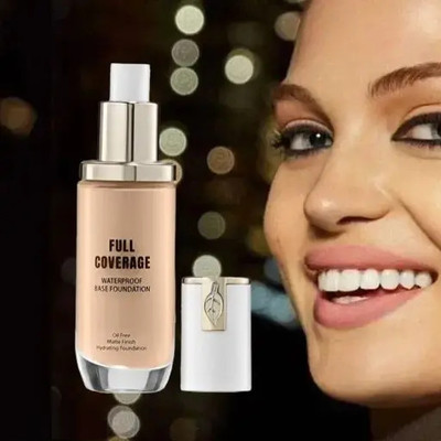 Sheny FINISH FULL COVERAGE LIQUID FOUNDATION FOR ALL SKIN TYPE 45 ML Foundation(beige, 45 ml)