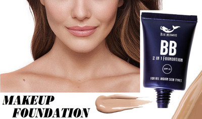 BLUEMERMAID Full Coverage Foundation Smooth Long-Lasting Foundation(natural beige, 30 ml)