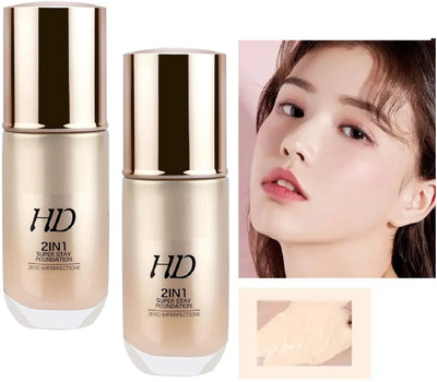 ADJD Combo 2 in 1 Super Stay  Foundation(IVORY, 120 g)