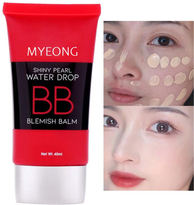 MYEONG Makeup Water Drop Blemish Balm BB Cream, Full Coverage(40 ml)