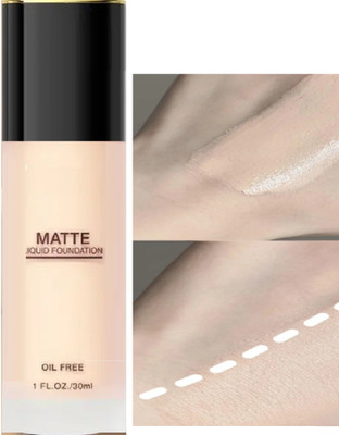 AFARAXIA Professional Liquid Foundation Waterproof Long Lasting Full Face Coverage Foundation(Beige, 30 ml)