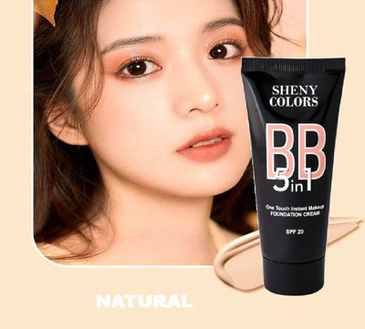 SHENY COLORS ATTRACTIVE BB CREAM For Face Makeup With Full Coverage (PACK OF 1) Foundation(BEIGE, 60 g)