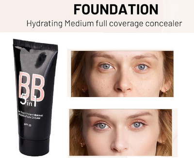 USBK 5 IN 1 B B CREAM Foundation Matte Liquid Oil Free  Foundation(ivory, 60 ml)