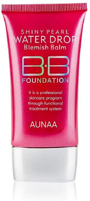 AUNAA BEAUTY Shiny Pearl Water Drop Blemish Balm Bb  Foundation(Brown, 40 ml)