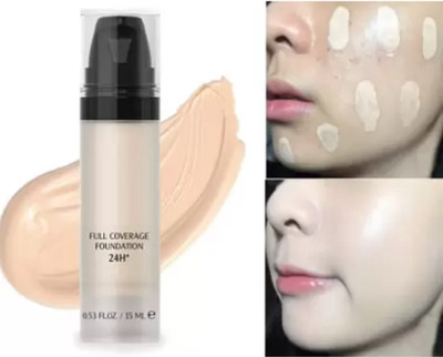 REIMICHI Waterproof And Sweat-Resistant Long-Lasting  Foundation(WHITE IVORY, 15 ml)