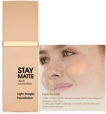 AEPRUY Matte Lightweight Foundation Non-cakey with All-Day Coverage  Foundation(Hazel Nut, 50 ml)