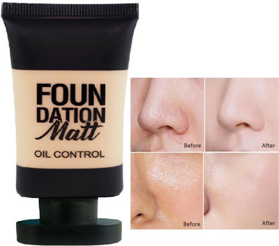 Arcanuy Matte Serum Lightweight Foundation Non-cakey with All-Day Coverage  Foundation(SUN BEIGE, 40 ml)