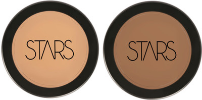 Star's Cosmetics Makeup Smudgeproof Waterproof Full Coverage Face 2pc Foundation(S4 & 626C, 16 g)