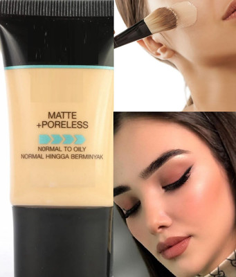 GFSU - GO FOR SOMETHING UNIQUE Matte +Poreless Liquid Foundation Tube Foundation  Foundation(BEIGE, 18 ml)