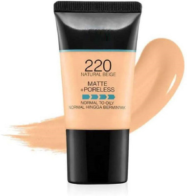 GFSU - GO FOR SOMETHING UNIQUE New Matte+Poreless Liquid Foundation 30 ml Foundation(Beige, 30 ml)