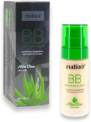 maliao BB Blemish Balm Cream Aloevera Moisture Foundation ** Foundation(Ivory, 30 ml)