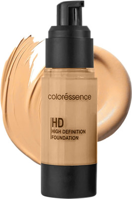 COLORESSENCE HD Foundation with SPF-20|Full Coverage,Waterproof|Lightweight Matte Formula H5 Foundation(HDF-5, 30 ml)