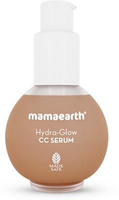 Mamaearth Hydra-Glow CC Serum with Vitamin C & Hyaluronic Acid Foundation(Peach, 30 ml)