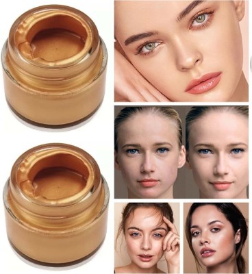 THTC High Definition Cream Foundation Water Proof Light  Foundation(GOLDEN BEIGE, 60 ml)