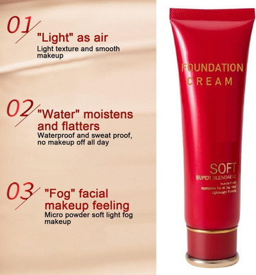 JANOST Waterproof Base Foundation Matte Finish Full Coverage  Foundation(Beige, 80 ml)