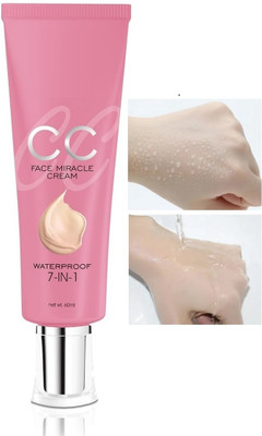 DARVING PROFESSIONAL CC FACE MIRACLE CREAM WATER PROOF 7 IN 1 FOUNDATION Foundation(BEIGE, 60 ml)