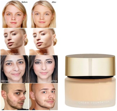 FELICECHIARA Instant Spot Coverage 24-Hour Wear Foundation Instant Hydrating, Light Weight Foundation(GOLDEN, 30 ml)