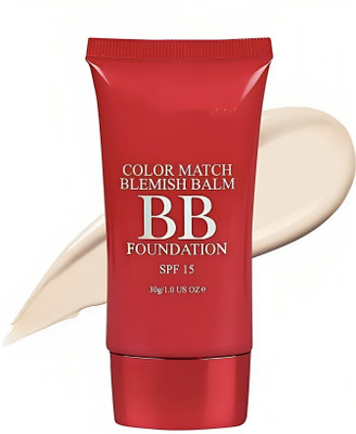 Trendy styler Color Match BB Foundation +SPF15 Dual Purpose Foundation & Sunscreen |Non-greasy Foundation(Beige, 30 g)