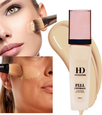 SILDUST WATERPROOF BEST HD FOUNDATION MATTE FINISH Foundation(BEIGE, 35 ml)