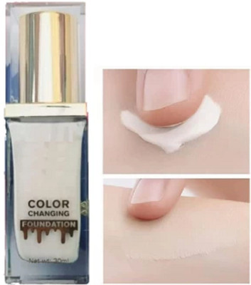 tanvi27 Foundation (Color Changing Foundation Coverage For Radiant, Even Skin Foundation(white, 30 ml)