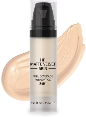tanvi27 HD Matte Velvet Sik Full Coverage Foundation 24 Hrs Stay  Foundation(White Ivory, 15 ml)
